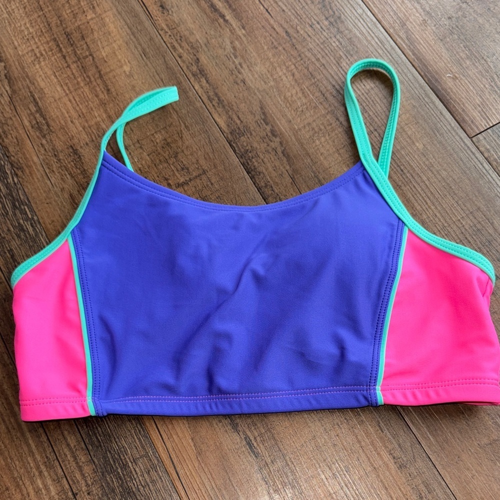 ❤️Under Armour Kids Bikini Top in Purple and Pink